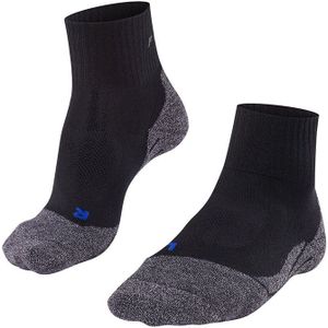 FALKE dames TK2 explore cool halfhoge sokken zwart & grijs dames