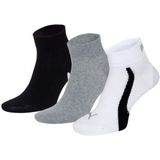 PUMA lifestyle 3-pack quartersokken multi unisex