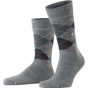 Burlington preston sokken grijs 3400 heren
