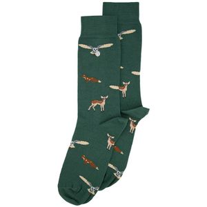 Alfredo Gonzales sokken forest animals groen unisex