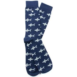 Alfredo Gonzales sokken shark attack donkerblauw unisex