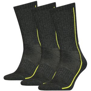 HEAD performance 3-pack sokken crew grijs II unisex