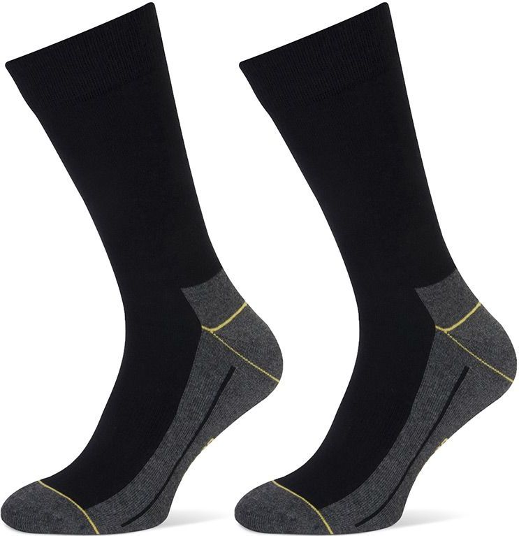 STAPP Walker 2-paar heren wandelsokken - COOLMAX® - 42 - Zwart
