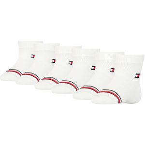 Tommy Hilfiger baby 6-pack sokken basic wit unisex