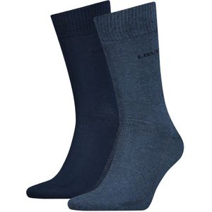 Levi&#039;s 2-pack sokken regular cut logo blauw II unisex