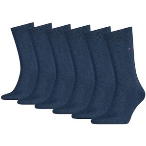 Tommy Hilfiger sokken basic 6-pack blauw II heren