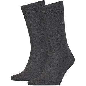 Calvin Klein 2-pack sokken basic logo grijs heren
