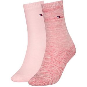 Tommy Hilfiger dames 2-pack sokken runfree roze dames