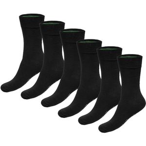 Bamboo Basics sokken beau 6-pack giftbox zwart unisex
