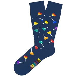 Jimmy Lion sokken lollipops blauw unisex