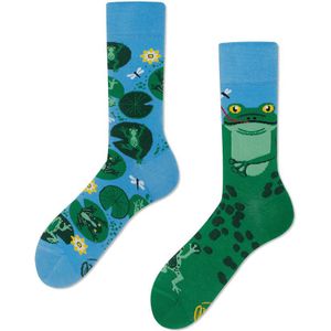 Many Mornings sokken froggy frog groen unisex