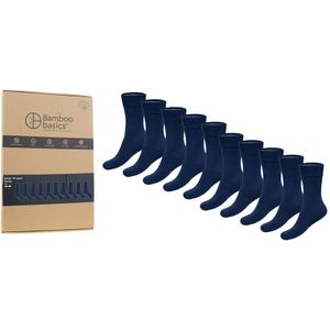 Bamboo Basics giftbox 10-pack sokken beau blauw unisex