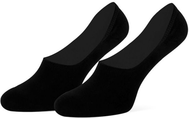 Marcmarcs sokken 2-pack footies abs zwart unisex