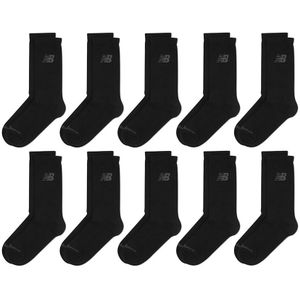 New Balance performance 10-pack sokken zwart unisex
