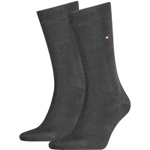 Tommy Hilfiger 2-pack sokken classic antraciet heren