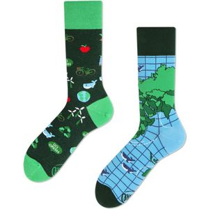 Many Mornings sokken save the planet unisex