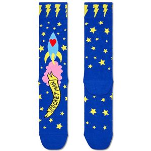 Happy Socks sokken rocket man blauw (Elton John) unisex