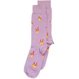 Alfredo Gonzales sokken fire lila paars unisex