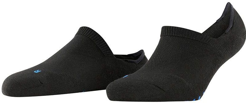 FALKE Cool Kick anatomische pluche zool functioneel garen footies Dames zwart - Maat 39-41
