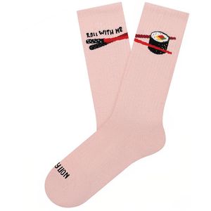 Jimmy Lion sokken athletic sushi roze unisex