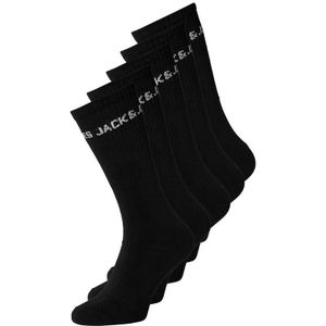 Jack & Jones 5-pack sokken basic logo zwart heren