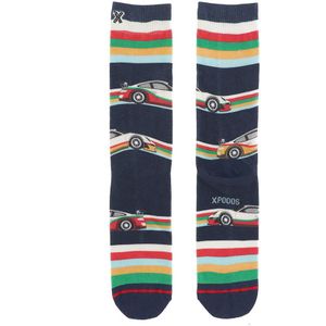 XPOOOS bamboe sokken rally stripe multi heren