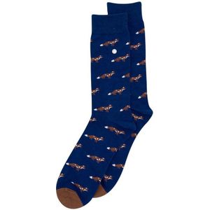 Alfredo Gonzales Foxy Sokken AG-Sk-FOX-01 109 Navy/Brown XS(35-37)