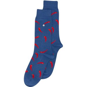 Alfredo Gonzales sokken red peppers blauw unisex