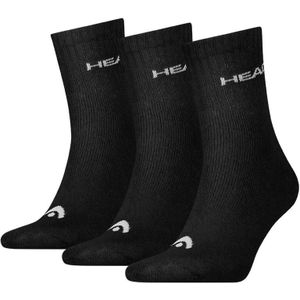 HEAD 3-pack sokken collar logo zwart unisex
