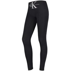 Calvin Klein sokken dames high-waist legging logo zwart dames
