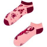 Many Mornings sneakersokken oh crab roze unisex