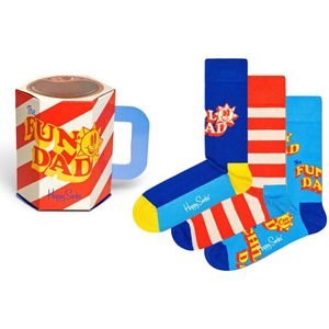 Happy Socks giftbox 3-pack sokken father of the year multi unisex
