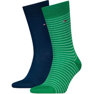 Tommy Hilfiger 2-pack sokken small stripe multi heren