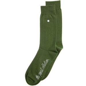 Alfredo Gonzales sokken pencil classic army groen unisex