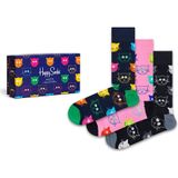 Happy Socks Mixed Cat Socks Gift Set (3-pack) - Unisex - Maat: 36-40