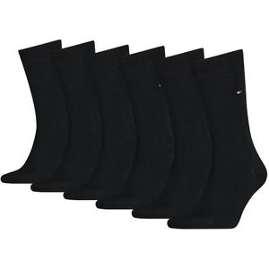 Tommy Hilfiger sokken basic 6-pack zwart heren