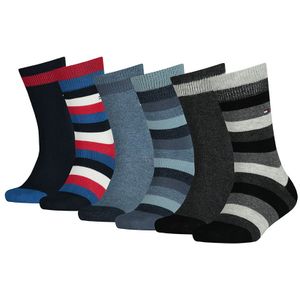 Tommy Hilfiger kids 6-pack sokken basic stripe multi kids