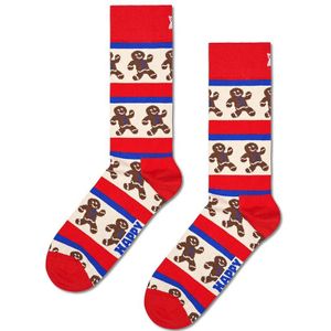 Happy Socks sokken gingerbread stripe multi unisex