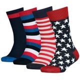 Tommy Hilfiger kids 4-pack sokken basic stripe & stars only multi kids