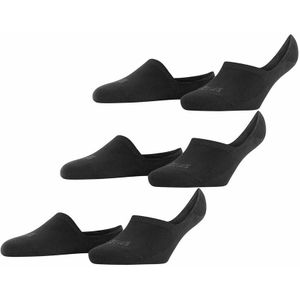FALKE sokken step footies dames 3-pack zwart dames