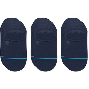 Stance sokken casual 3-pack footies icon blauw unisex