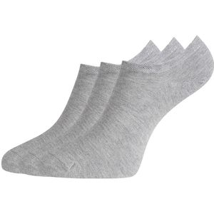 Bamboo Basics sokken 3-pack footies jamie grijs unisex