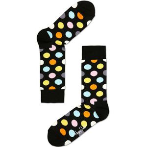 Happy Socks sokken big dot disco zwart unisex