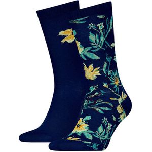 Levi&#039;s 2-pack sokken flower blauw heren