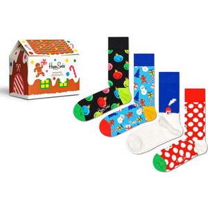 Happy Socks giftbox 4-pack sokken holiday time multi unisex