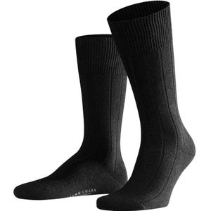 FALKE sokken lhasa cashmere-blend zwart heren