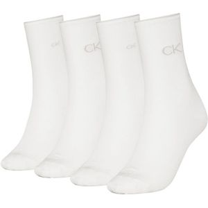 Calvin Klein dames 4-pack sokken irdescent wit dames