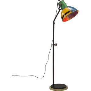 vidaXL Vloerlamp 25 W E27 30x30x100-150 cm meerkleurig