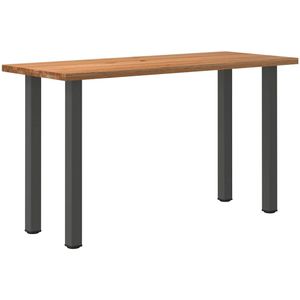 vidaXL Bartafel rechthoekig 200x80x112 cm massief eikenhout lichtbruin