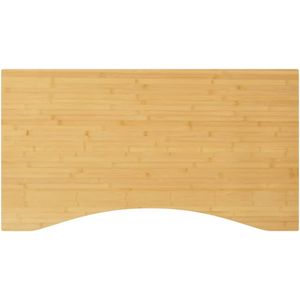 vidaXL Bureaublad 100x60x4 cm bamboe